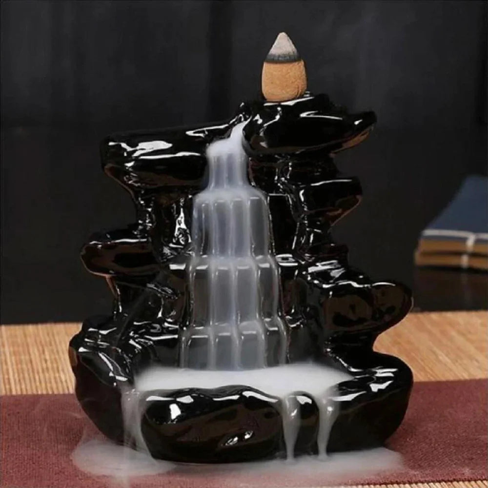 Obsidian Falls™ Smoke Fountain
