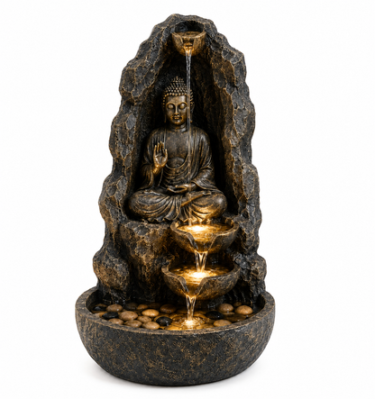 Shanti Cascade™ Buddha Waterfall Fountain