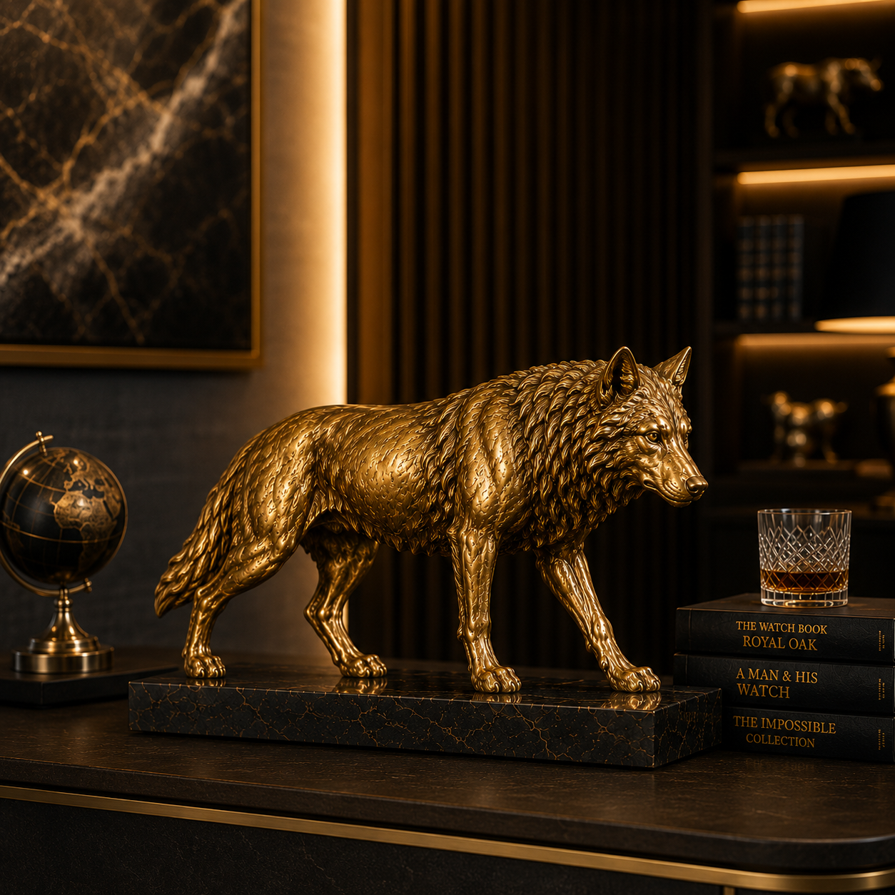 Aurum Lupus™ Executive Sculpture