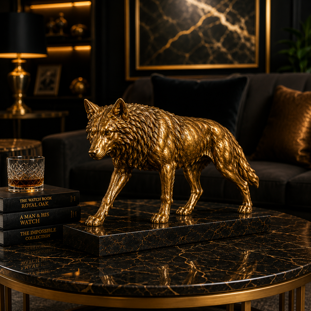 Aurum Lupus™ Executive Sculpture
