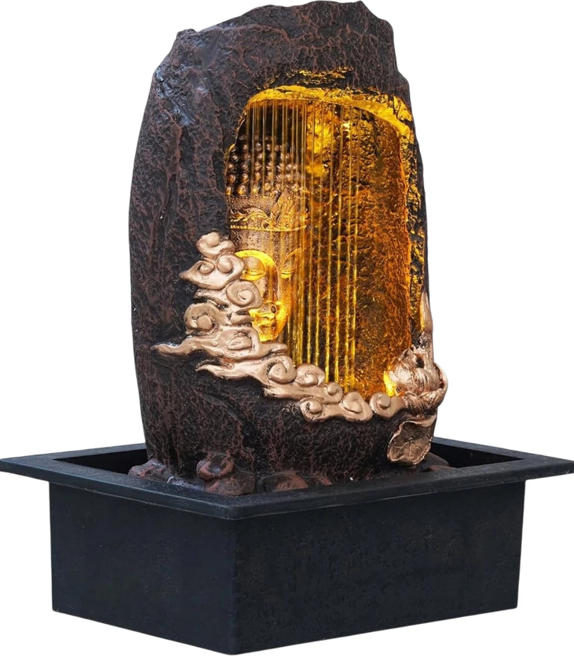 Nirvana Veil™ Buddha Waterfall Fountain