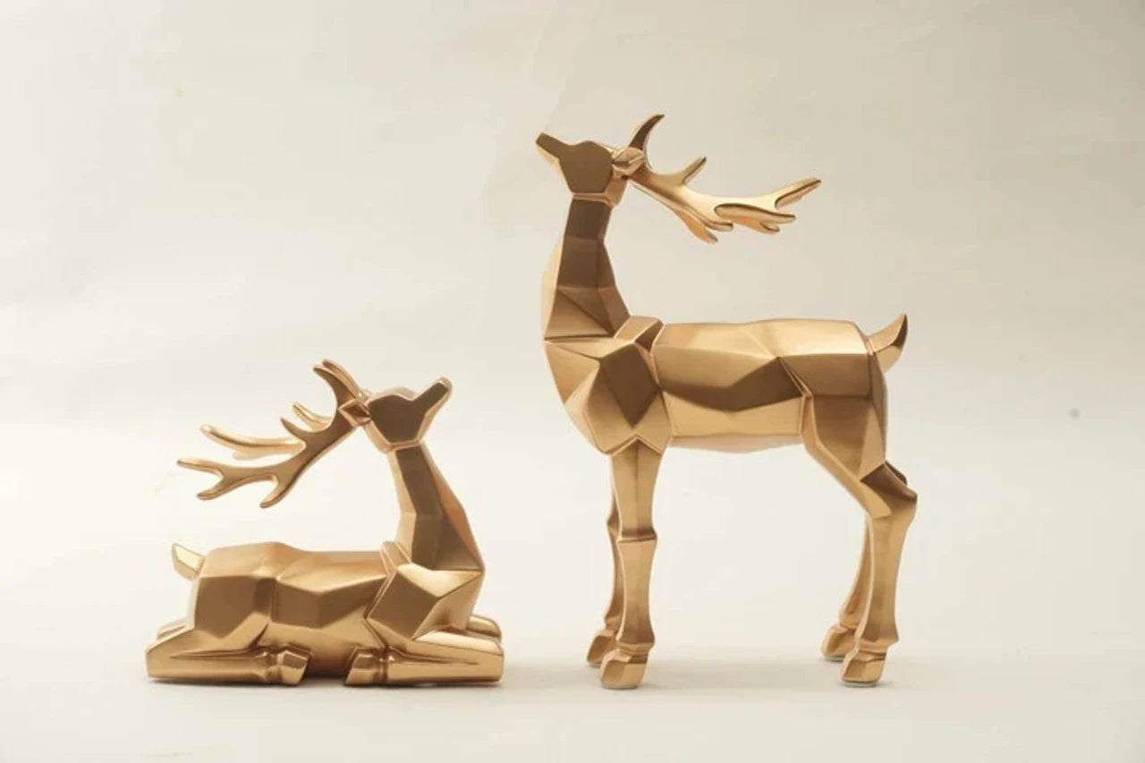 Aurum Stag™ Luxury Sculpture Set