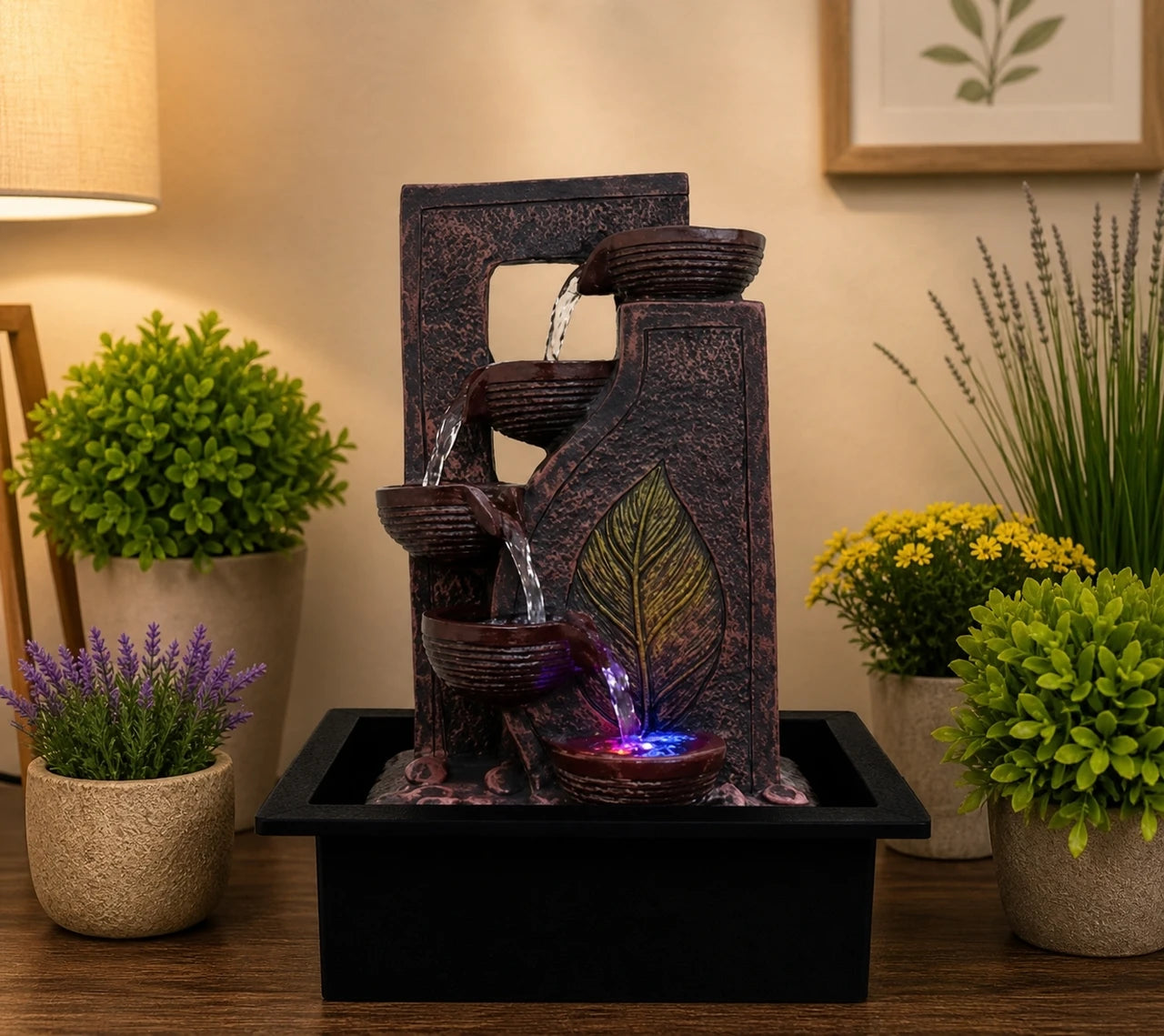 Aurora Leaf™ Cascade Fountain