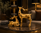 Aurum Stag™ Luxury Sculpture Set