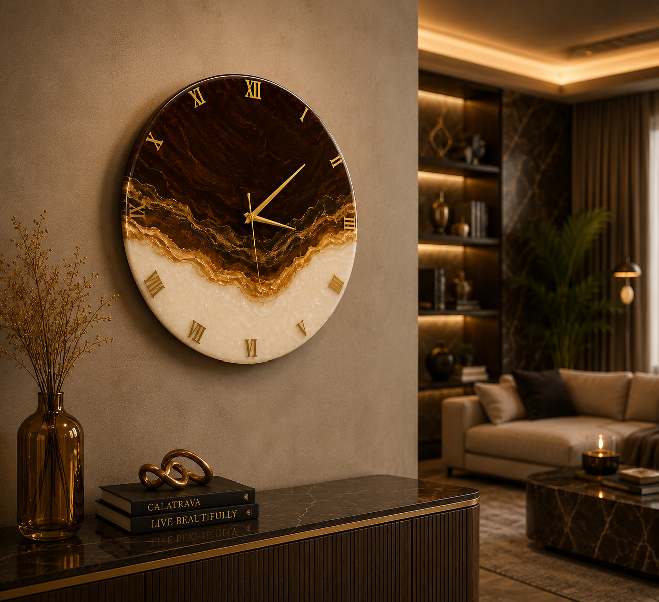 Auric Flow™ Wall Clock