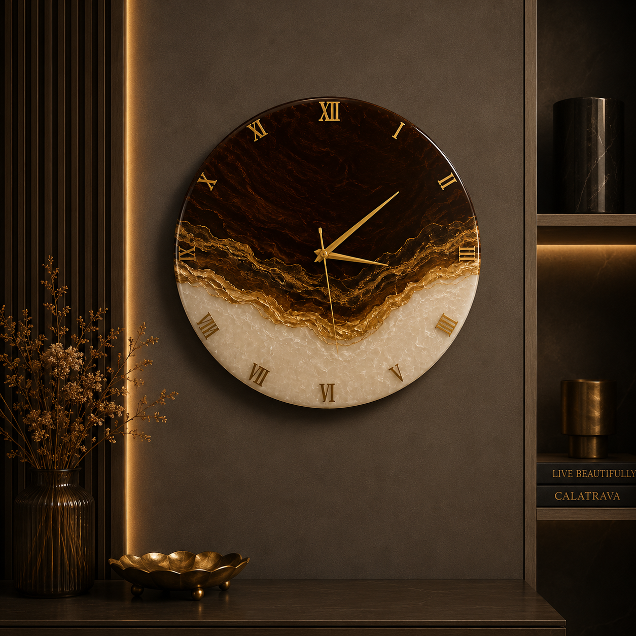 Auric Flow™ Wall Clock