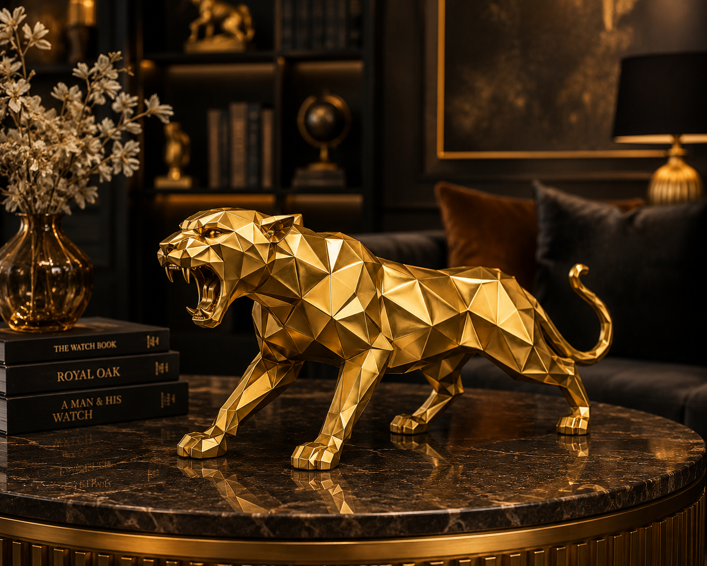 Aurum Apex™ Jaguar Sculpture