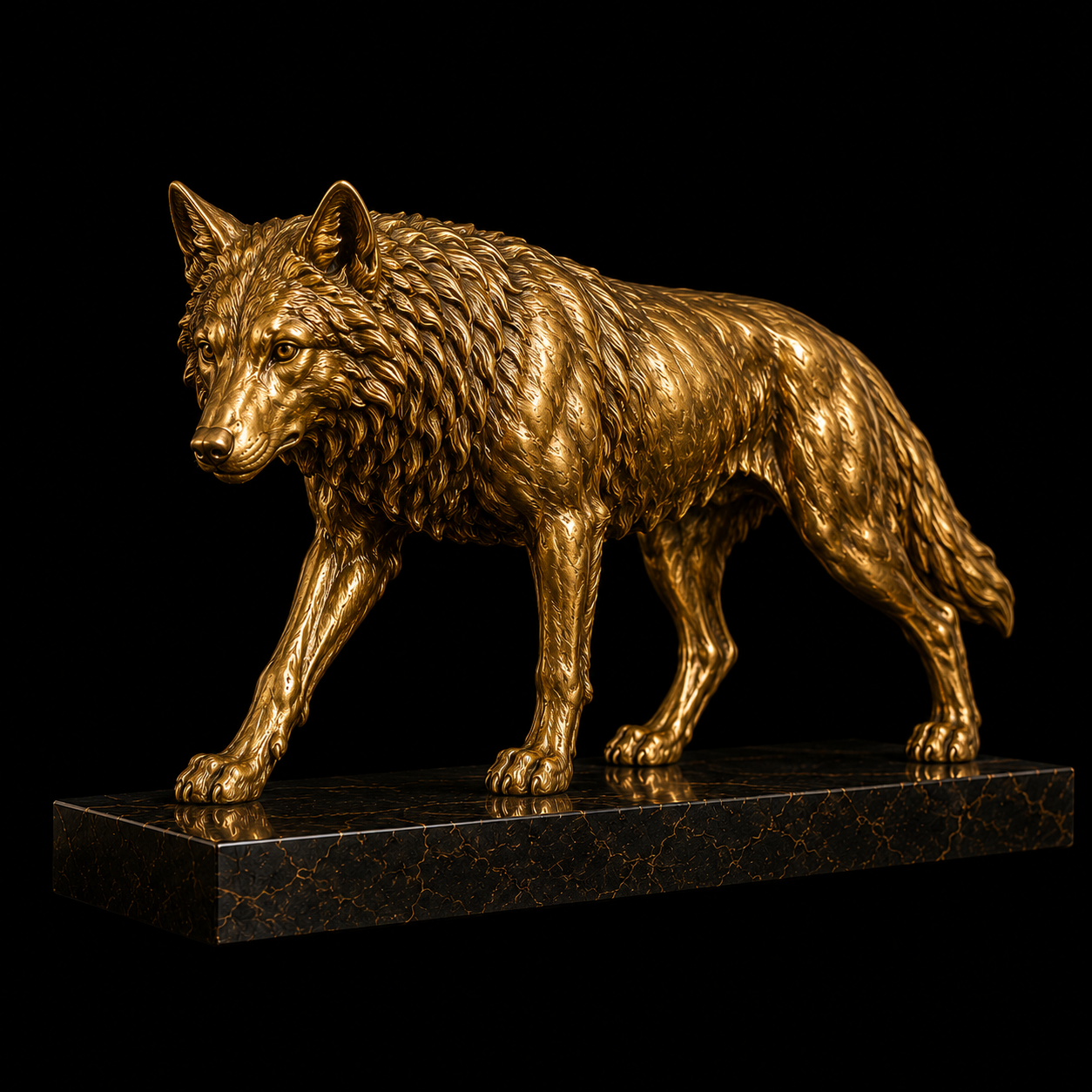 Aurum Lupus™ Executive Sculpture