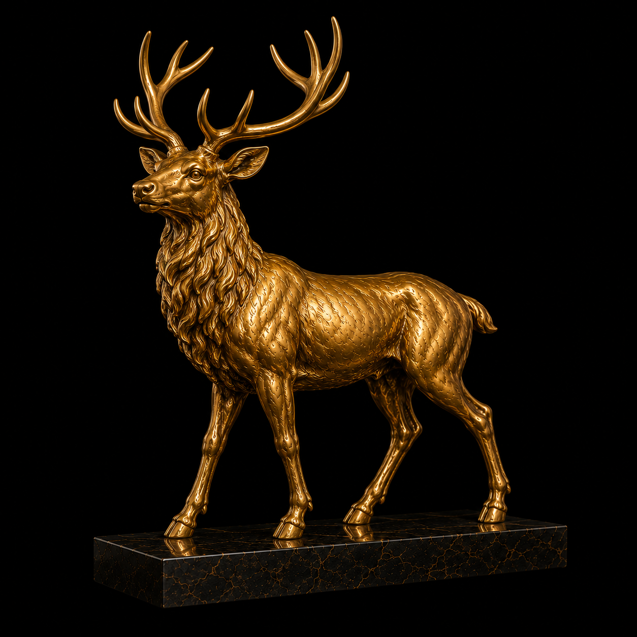 Aurum Monarch™ Stag Sculpture