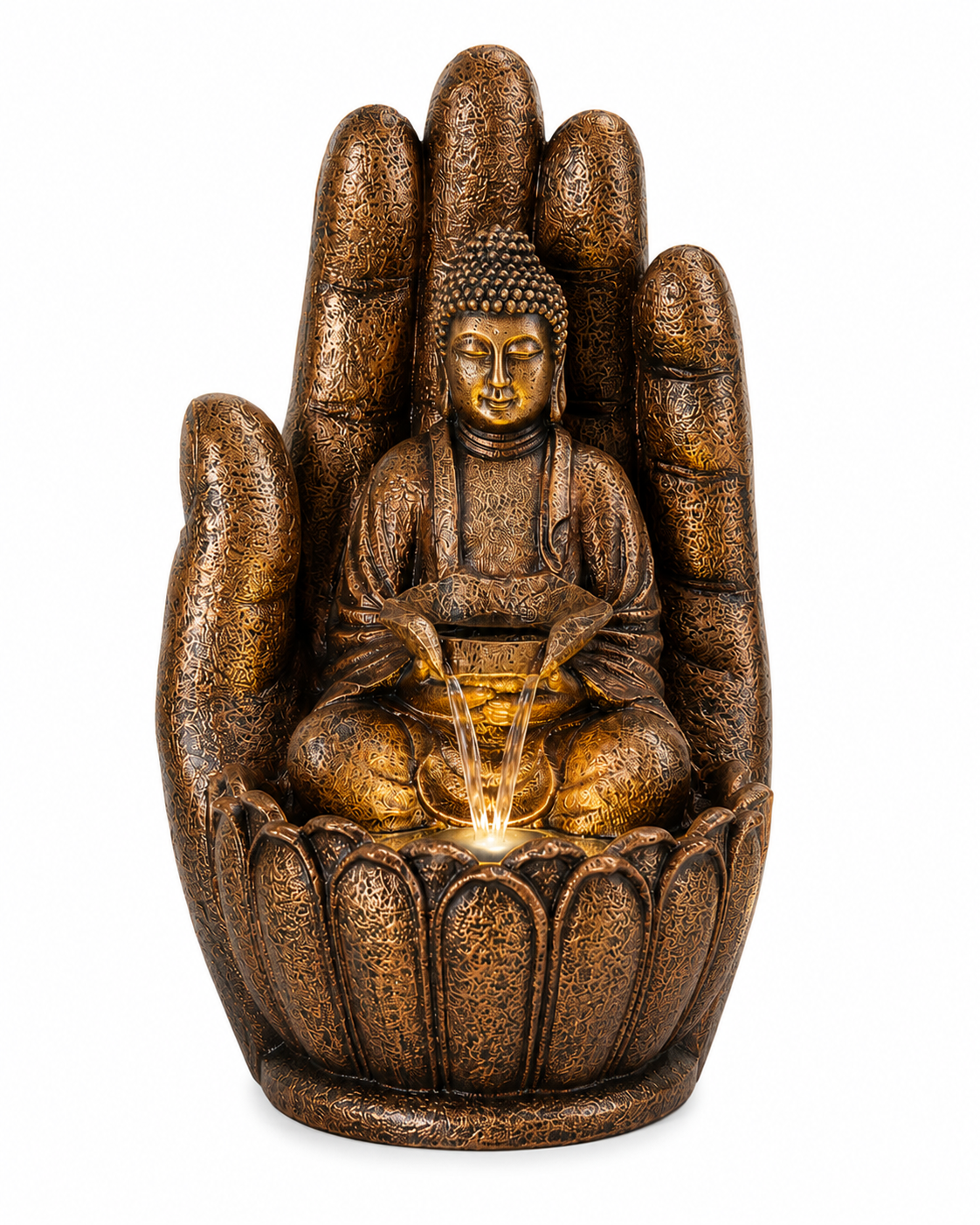 Bodhi Guardian™ Buddha Waterfall Fountain