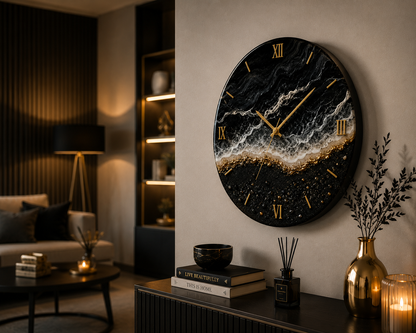 Obsidian Shore™ Wall Clock