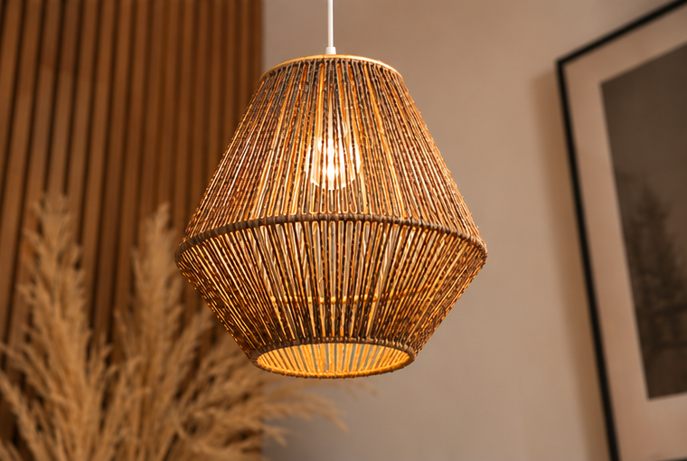 Aurelia™ Natural Rattan Hanging Lamp