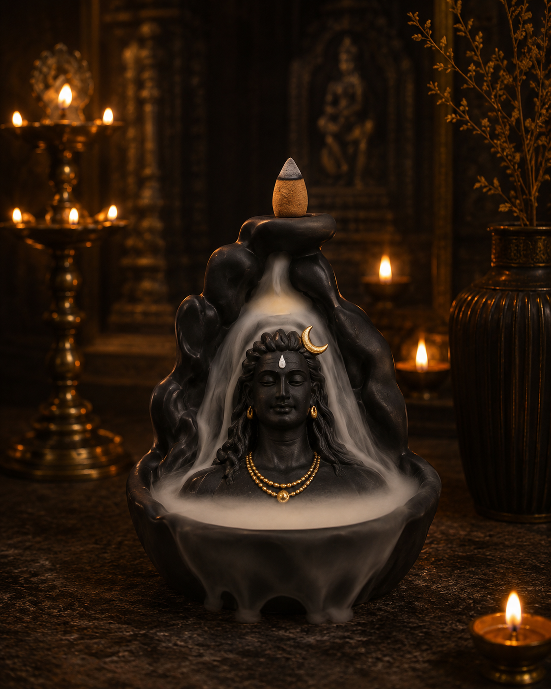 Aurum Adiyogi™ Smoke Fountain