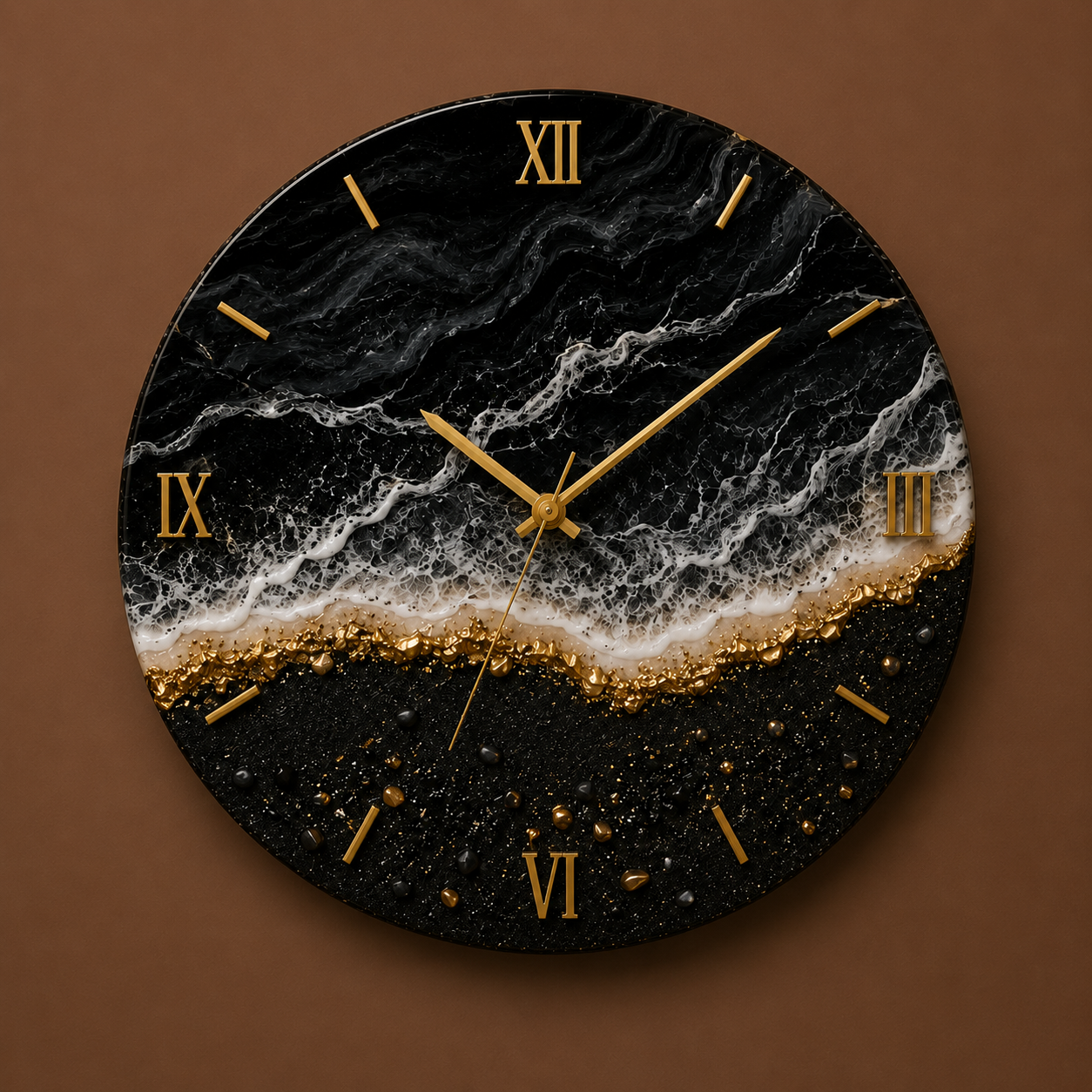Obsidian Shore™ Wall Clock