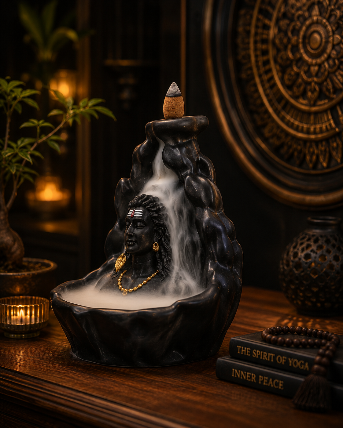 Aurum Adiyogi™ Smoke Fountain